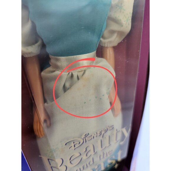 Vintag 1990's Disney Classics Belle From Beauty And The Beast Doll New Open Box - Picture 6 of 8